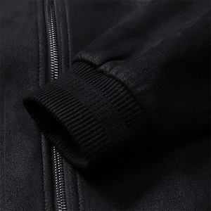 男士商务休闲鹿皮绒夹克中年翻领秋装外套男上衣MNSA82150-P225图片