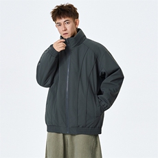 现货美式休闲加厚雪山棉衣夹克外套立领纯色三防户外工装棉服，男装夹克，电商A486-1