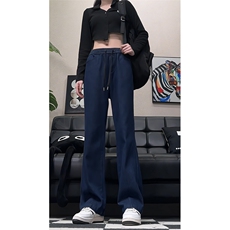 （现货）2025秋冬新款微喇牛仔裤男休闲裤纯色长裤K9076-特P40，男装牛仔裤，星座810(原QT5070)