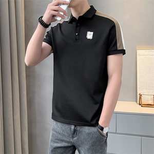 夏季短袖男刺绣POLO衫T恤时尚休闲半袖上衣YD3301-P38图片