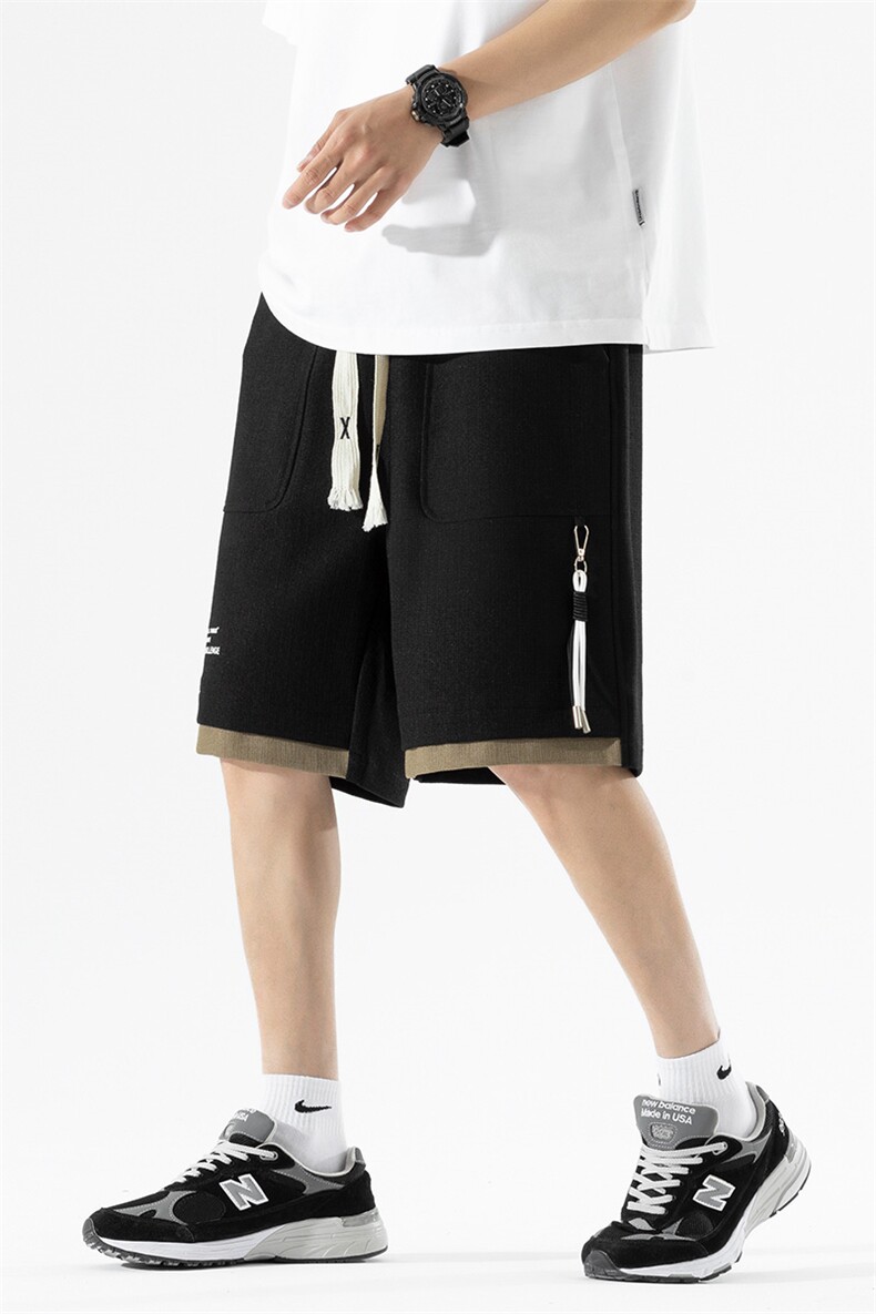 K2321-P45L-9XL夏季新款大码亚麻休闲短裤五分裤,男装牛仔裤,星座109