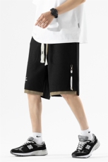 K2321-P45L-9XL夏季新款大码亚麻休闲短裤五分裤，男装牛仔裤，星座109