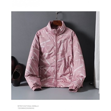 双面穿男女情侣装春秋季新款立领休闲棉服潮牌上衣J2216/P65，男装棉衣，星座506B
