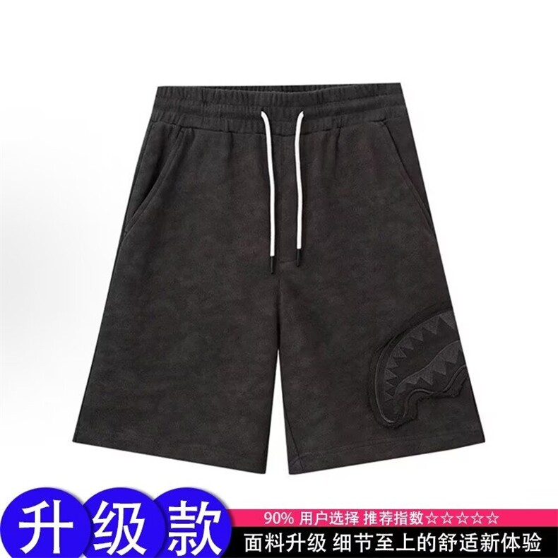 夏季新款美式短裤男潮牌薄款设计感小众宽松大码运动休闲五分裤子,男装牛仔裤,四季星座505