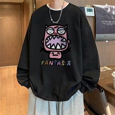 直播360克重磅美式潮牌印花卫衣Y105特P28同步供应华棉品质，男装卫衣，电商A486