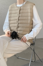 8XL-M轻薄羽绒服马甲男背心内胆90白鸭绒马夹外套YRFC07P98控138，男装背心/马甲，电商D206-1