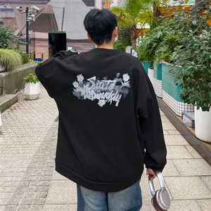 华夫格！华夫格上衣男圆领华夫格卫衣男大码长袖t恤男HY228-特P23图片