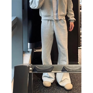 cleanfit弯刀卫裤男女春秋款美式复古潮牌直筒微喇裤WLA6555-P38图片