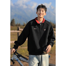 秋季新款潮流潮牌宽松百搭男女美式简约情侣卫衣WY96-P50，男装卫衣，星座208-5