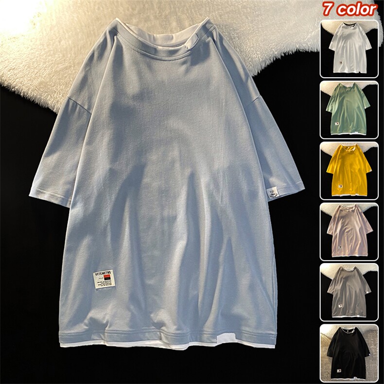 港风T恤男短袖夏季韩版潮流宽松半袖衣服男生TC305-P25,男装T恤,星座717