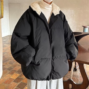 棉衣男新款冬季男士外套韩版潮流工装保暖棉服冬装面包服棉袄图片