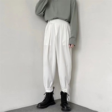 男青春流行直筒运动裤潮休闲裤魔术贴西裤K1993P36，男装休闲裤，星座1116-2