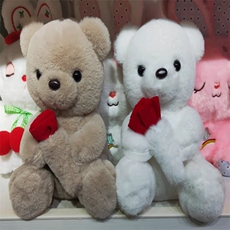 琦琳玩具 玫瑰熊--精品款
