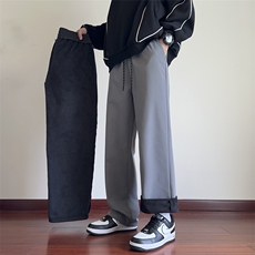 加绒休闲裤男宽松冲锋裤拖地裤K4657-P35加绒P45控58加绒控68，男装卫衣，星座209-2