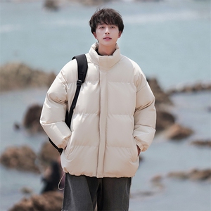 主推！三防面料加绒加厚立领大码棉衣羽绒服男 MY1266-特批68图片