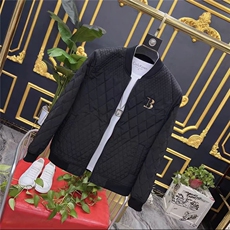 (网图)秋冬新款棒球领棉服时尚休闲黑色薄棉棉袄313B-JK5615-P120，男装棉衣，星座313B