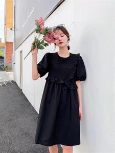 夏季新款连衣裙,女装连衣裙,果默