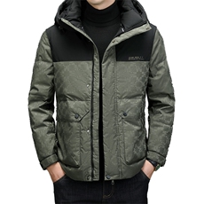 CSYR93982钱塘2020-2新款百搭简约冬季厚款中年男士羽绒服P270，男装羽绒服，钱塘207-2