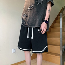 DK6967P35木楼梯华棉短裤篮球大码宽松户外时尚休闲夏季短裤男，男装休闲裤，星座510A-1