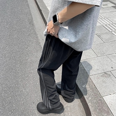 休闲裤男士韩版潮流三条杠拼色帅气2024夏季新款ins长裤K5402-P35，男装休闲裤，星座412-3