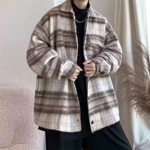 1506-1/Q4290/P64毛呢大衣男士夹克风衣韩版潮流英伦中长款呢子,好看的男士风衣搭配图片