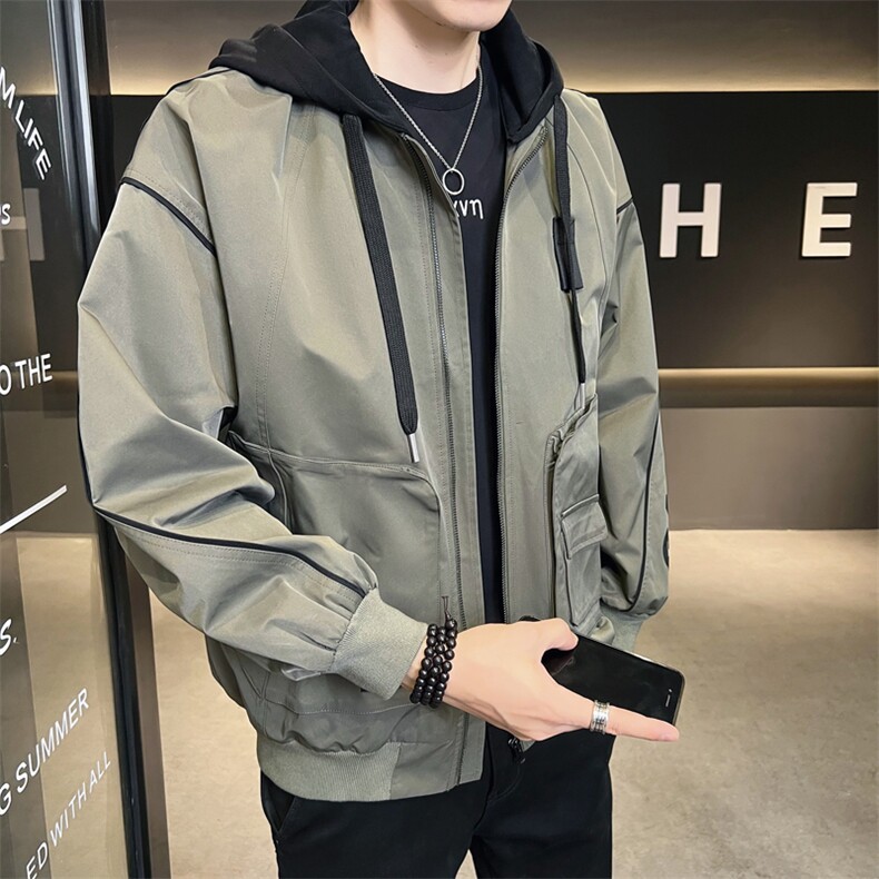 秋冬季工装重工休闲宽松潮流夹克外套402-2P98控138JK6608大货足,男装夹克,星座402-2