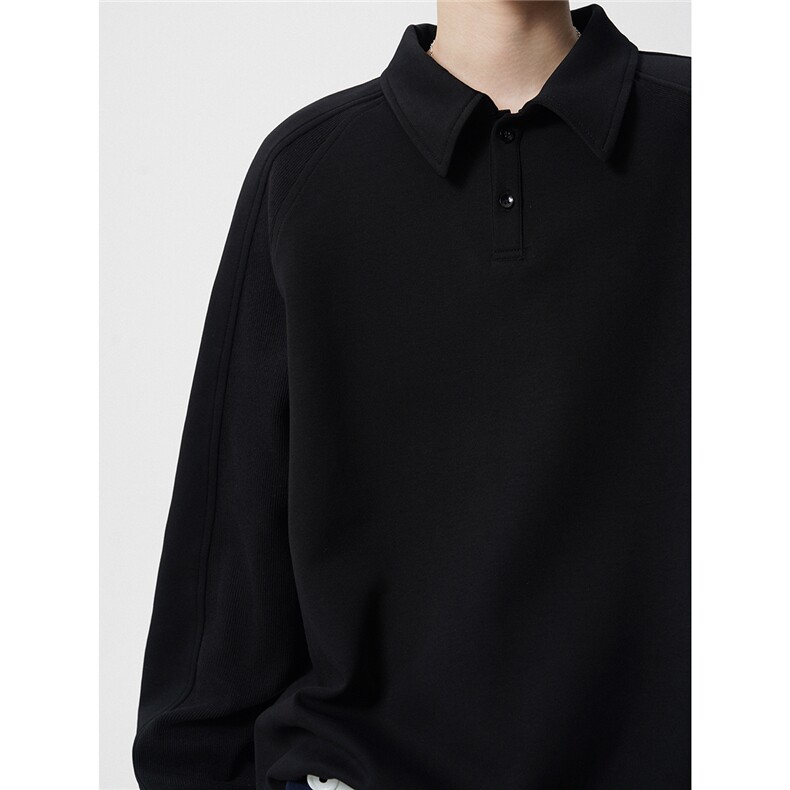 MB2525-特P38控68100聚酯拼接polo领情侣卫衣宽松外套男,女装短外套,电商B370