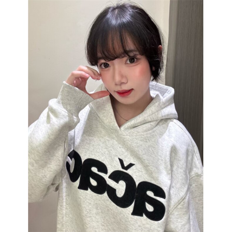 5388-P55原版刺绣袖子拉链口袋袖窿口袋压线休闲卫衣薄款，女装卫衣/绒衫，星座617A-2