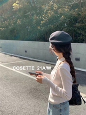 【现货】韩版网红款露肩针织打底衫，其它，cosette(4F)