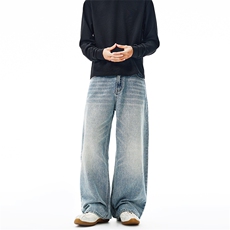 2025秋冬美式多色弯刀牛仔裤男女直筒宽松弧形百搭基础长裤子潮,男装牛仔裤,星座301D-3, 2025秋冬美式多色弯刀牛仔裤男女直筒宽松弧形百搭基础长裤子潮,男装牛仔裤,星座301D-3,