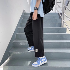 夏季休闲裤男潮牌ins韩版潮流百搭阔腿直筒宽松运动裤子MK64-P30，女装休闲裤，星座1008-2