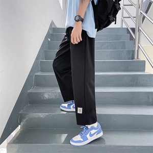 夏季休闲裤男潮牌ins韩版潮流百搭阔腿直筒宽松运动裤子MK64-P30图片