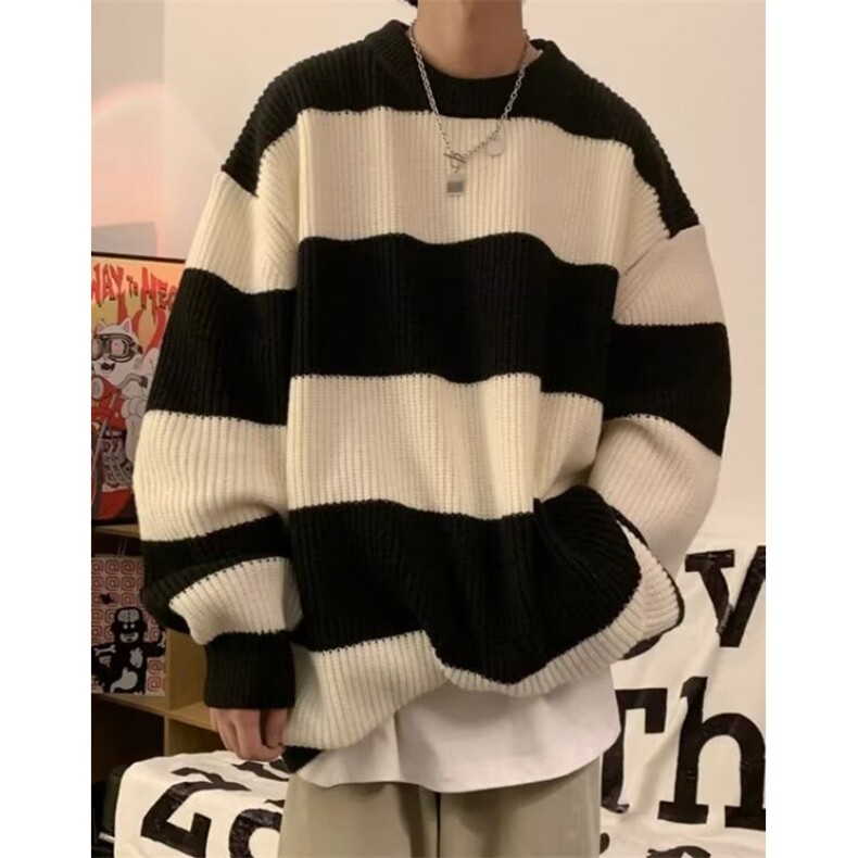 文艺气质日系潮流原宿百搭慵懒ins时尚新款长袖毛衣流行M891,男装针织衫/毛衣,星座1116A（原606A-3）