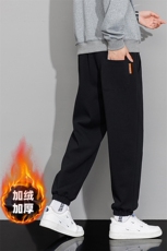 2305加绒/P55休闲裤男美式大码宽松潮男百搭长裤子卫裤男M-8XL，男装休闲裤，星座1204