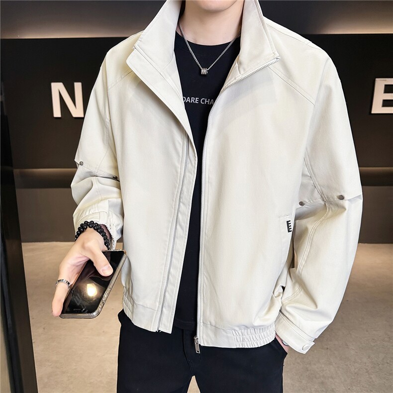 2026新款春季夹克外套男款痞帅高级感休闲衣服A313-26809-P115,男装夹克,电商A313