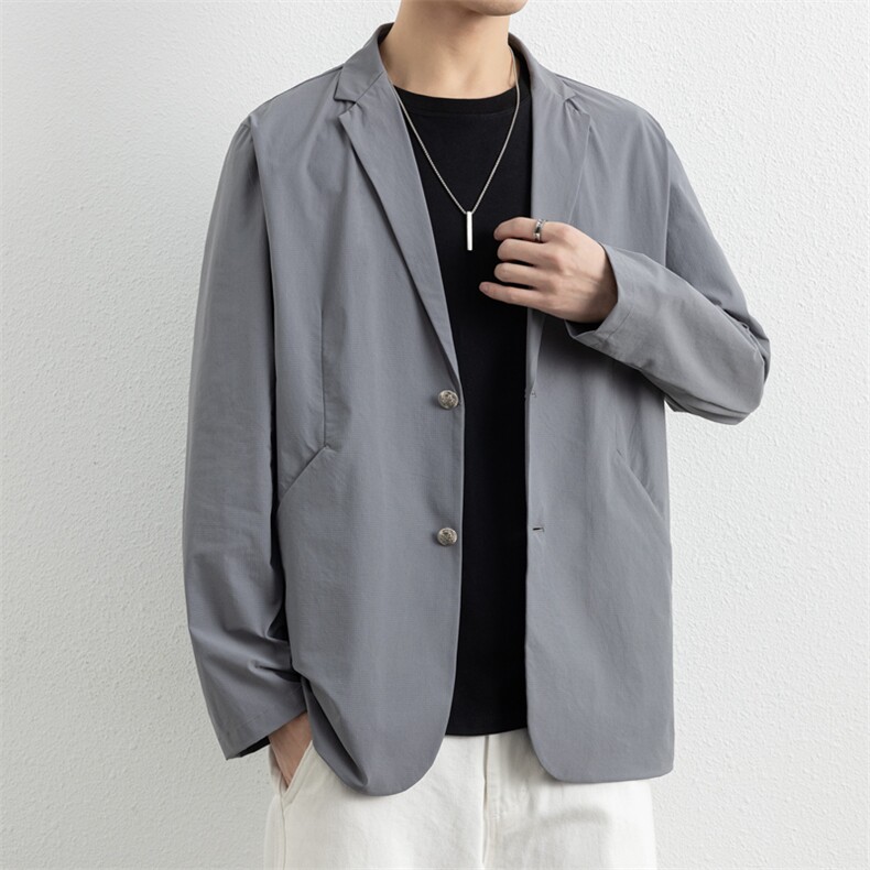 春季休闲小西装潮流百搭西装外套DSA157B-XZ2629-特P85，男装西服套装，电商A157B