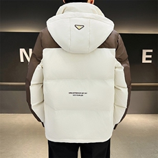高品质立领拼接羽绒服男士冬季新款潮流帅气轻薄外套高品质男装，男装羽绒服，星座1013