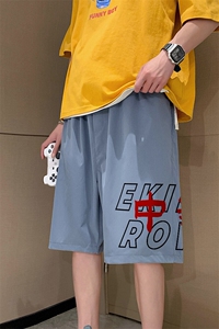 1港风休闲大码M-5XL运动5分原宿潮流五分裤男士中裤DK780P25控38图片