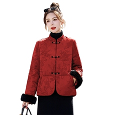 新中式G风羽绒服女2025冬新款今年流行小个子短款亮色盘扣外套，女装羽绒服，衣之秀