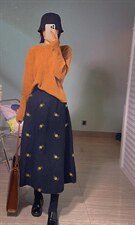 秋冬款半裙，女装半身裙，一乐