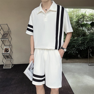 23年男士织带拼接运动套装A210-TZ0011-P85图片