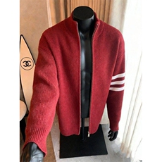 酒红色开衫毛衣男秋冬圣诞穿搭立领外套慵懒风针织上衣M3001，男装针织衫/毛衣，星座1116A（原606A-3）