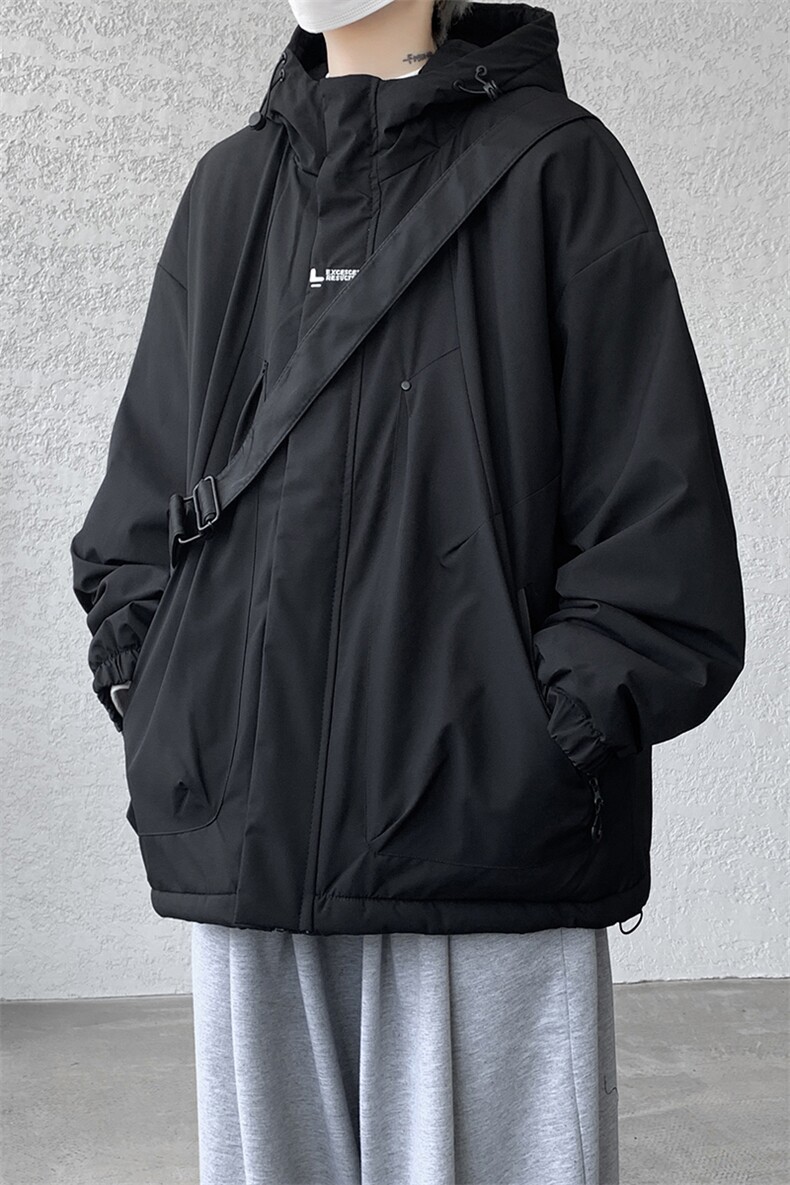 8XL-M冲锋衣外套男加棉加厚夹克秋冬户外登山服JK1313厚P100控118,男装夹克,电商D206-1