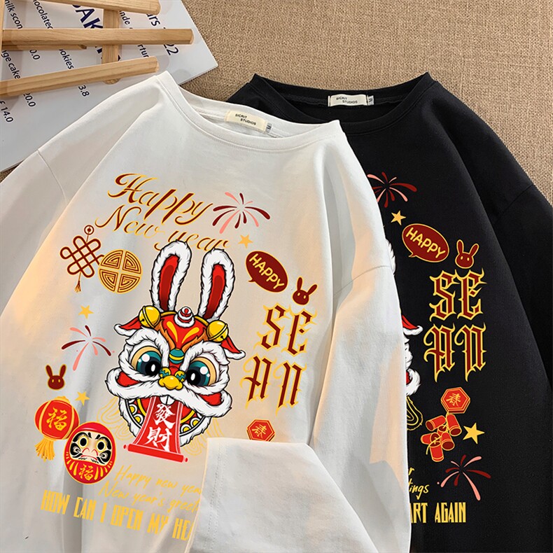控48重磅230g纯棉长袖t恤男大码圆领卫衣打底衫 TX3299-P28图片