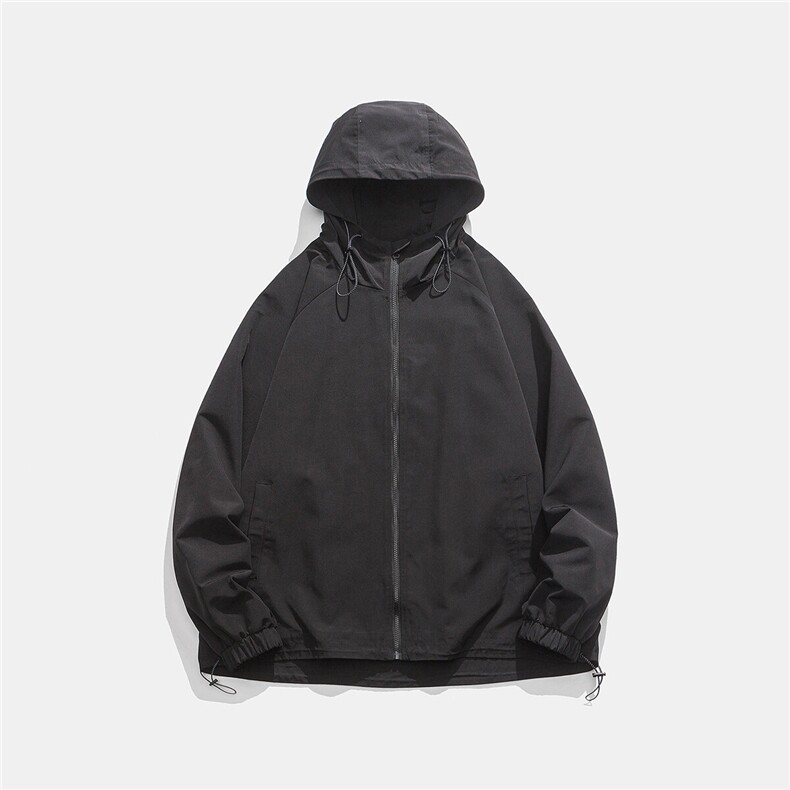 光板得物/唯品二开春装三防山系户外连帽冲锋衣夹克F50P58,男装夹克,电商A247B