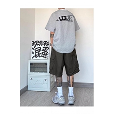 日系cityboy机能工装短裤男夏季百搭宽松潮牌五分裤子，男装牛仔裤，星座506A