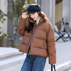 冬装新款新标90白鸭绒加厚面包服短款羽绒服图片