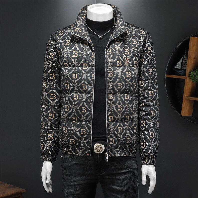 2026新款男士立领开衫时尚潮流羽绒服外套QT6012AFD7808-P310，男装羽绒服，阿丰达