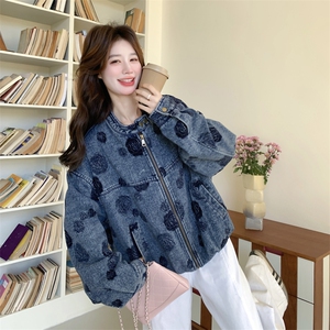 出货 春新款 提花牛仔外套  2c198- 6818-P165 K248图片