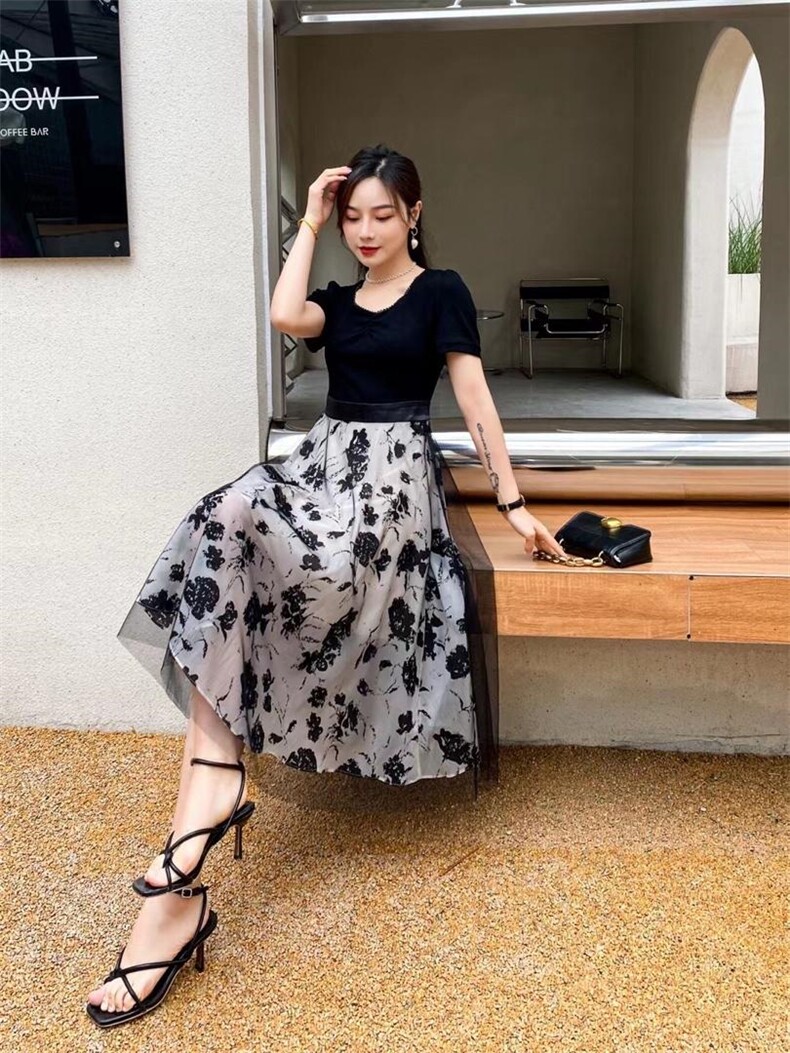 夏季新款连衣裙现货，女装连衣裙，MZ 慕姿